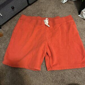 Land’s End Serious Sweats Shorts with pockets Brick Red XXL 44/46‎ Unisex
